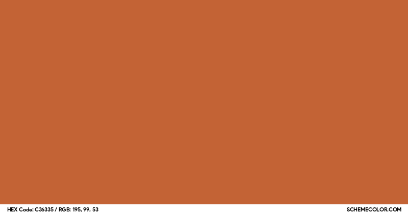 Image of #C36335 color code