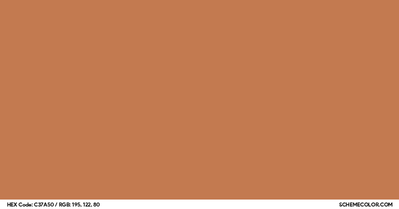 Image of #C37A50 color code