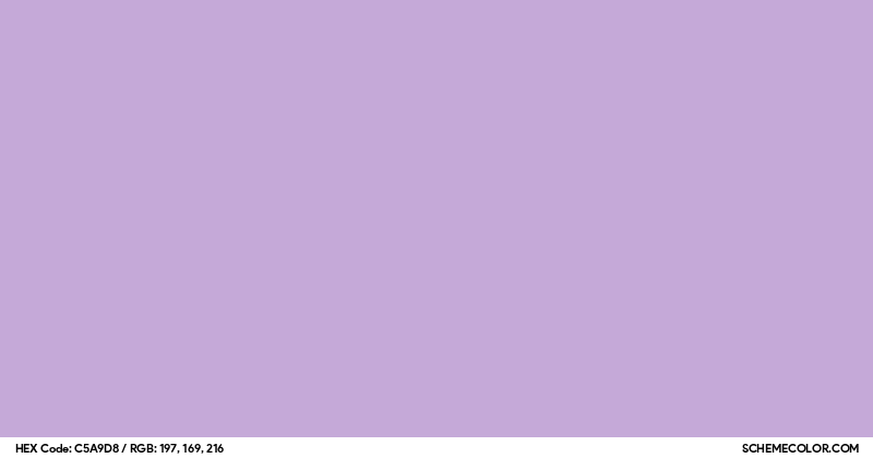 #C5A9D8 Hex Color Code - SchemeColor.com