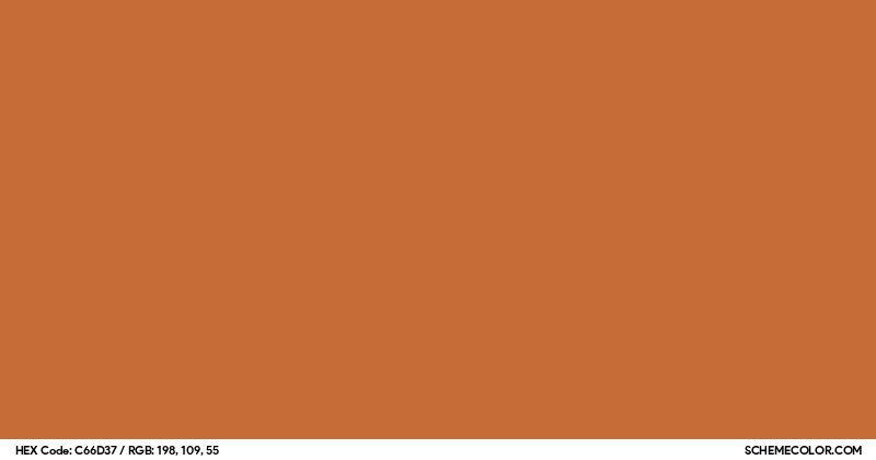 #C66D37 Hex Color Code - SchemeColor.com