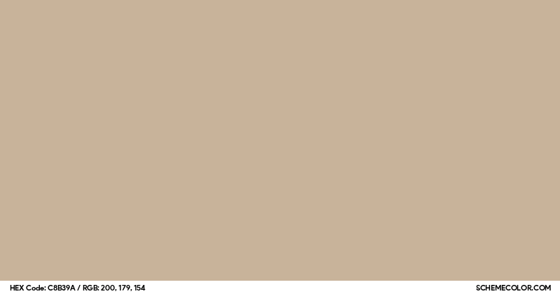 C8B39A Hex Color Code - SchemeColor.com