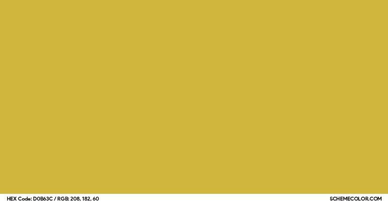 #D0B63C Hex Color Code - SchemeColor.com