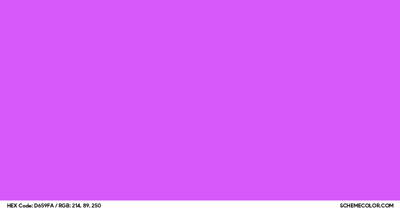 #D659FA Hex Color Code - SchemeColor.com