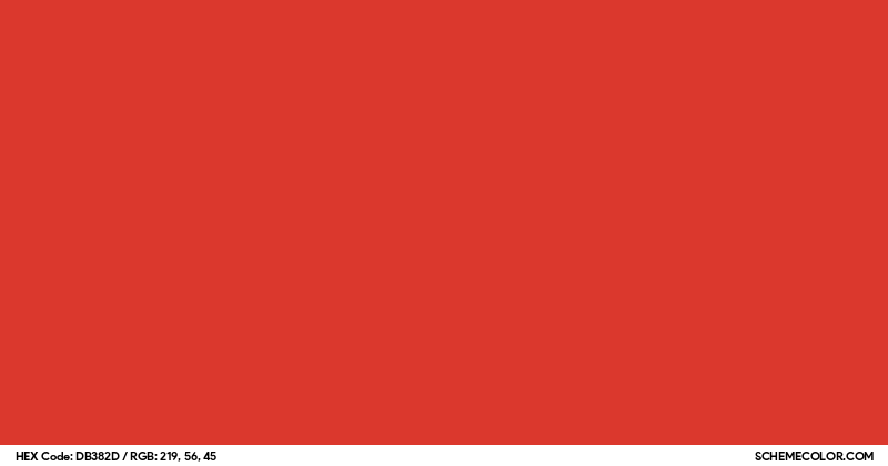 DB382D Hex Color Code - SchemeColor.com