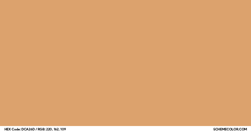 #DCA26D Hex Color Code - SchemeColor.com