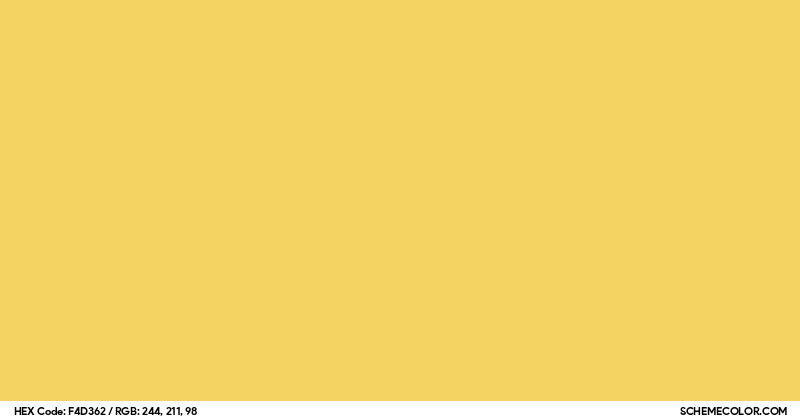 #F4D362 Hex Color Code - SchemeColor.com