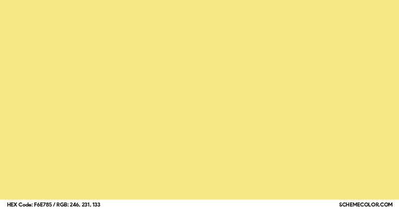 #F6E785 Hex Color Code - SchemeColor.com