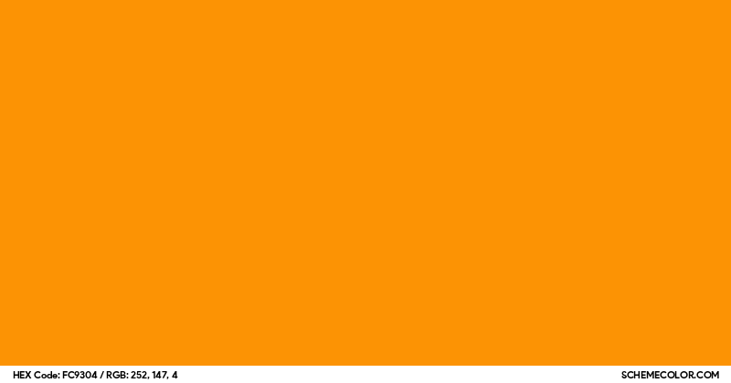 Image of #FC9304 color code