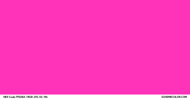 Fb32 Color #FF32BA Hex Color Code - SchemeColor.com