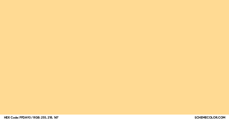 Image of #FFDA93 color code