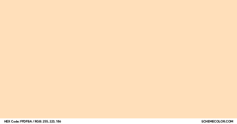 Image of #FFDFBA color code