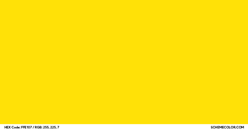 #FFE107 Hex Color Code - SchemeColor.com