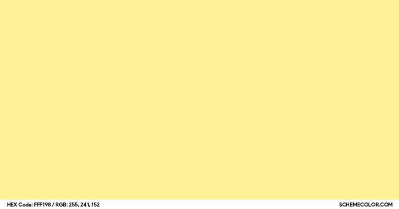 Image of #FFF198 color code