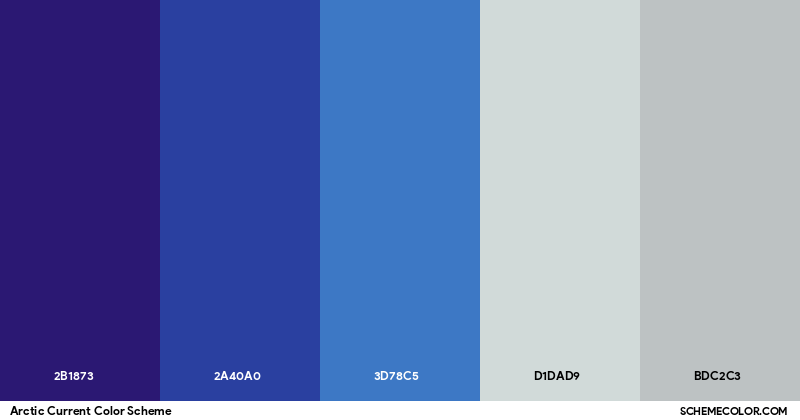 Ocean Current Drawing Arctic Current Color Scheme - Palettes - SchemeColor.com