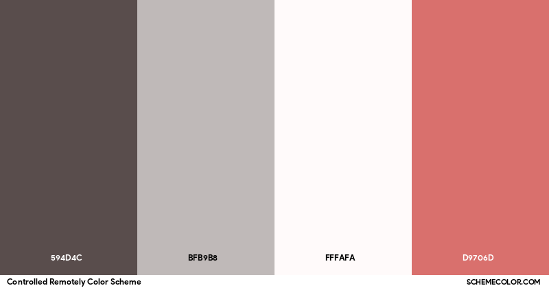 Controlled Remotely Color Scheme - Palettes - SchemeColor.com