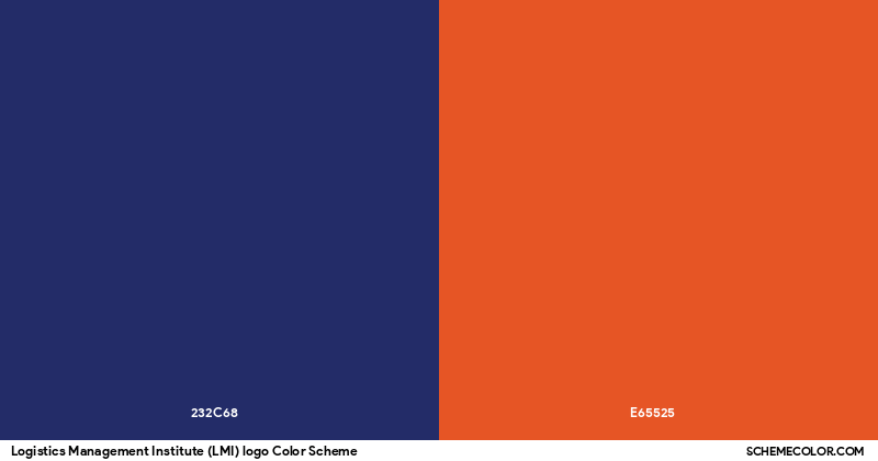 Color Code For Logistics Logistics Management Institute (LMI) logo Color Scheme - Palettes ...