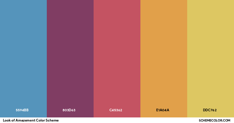 Look of Amazement Color Scheme - Palettes - SchemeColor.com