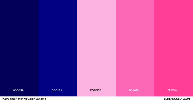 Neon Pink Matching Colors