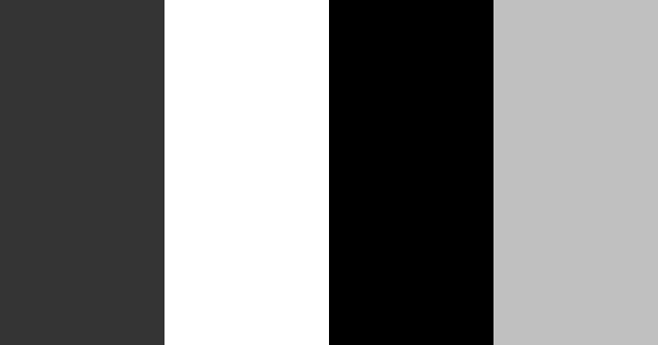Black And White Color Scheme » Black » SchemeColor.com