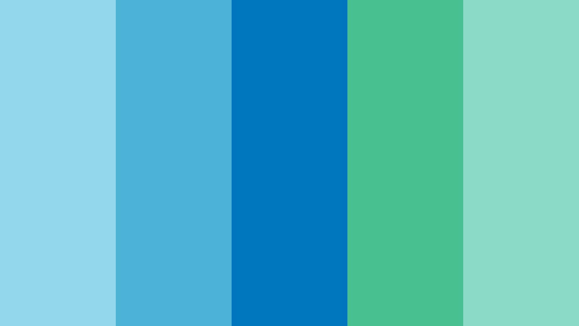 Blue Green Ocean Color Scheme » Blue » 