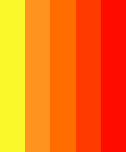 Bright Fire Color Scheme » Orange » SchemeColor.com
