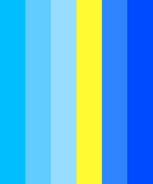 Happy Blue Color Palette Color Scheme Blue 