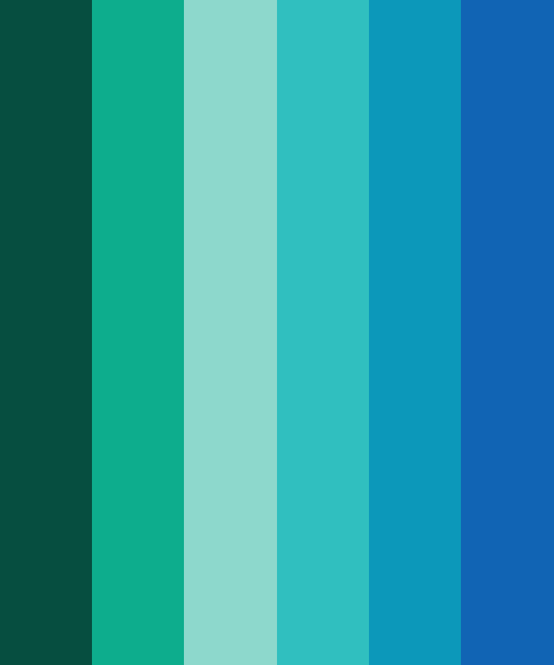 10. Blue and Green Two-Tone Hair Color - wide 4