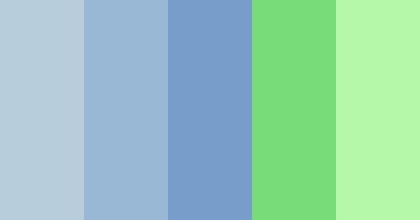 Pastel Blues And Greens Color Scheme » Blue »
