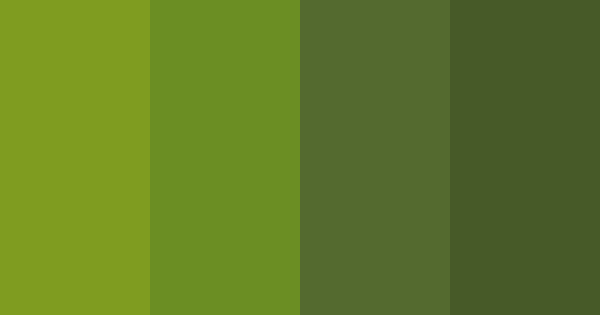 Dark Olive Monochromatic Color Scheme » Green ...