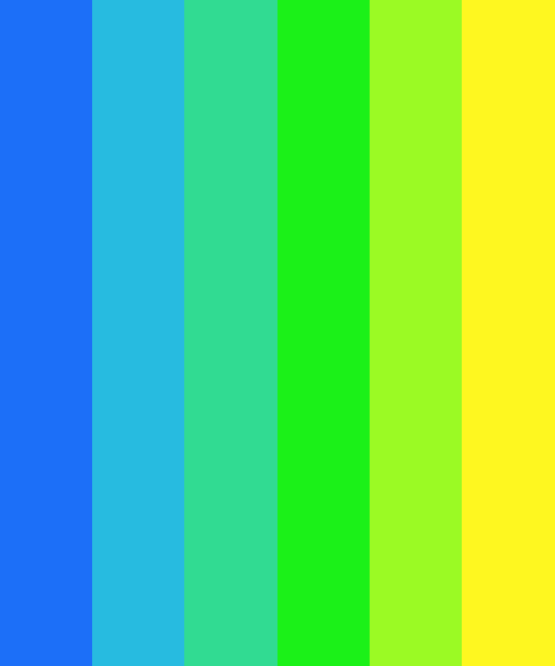 Blue To Yellow Gradient Color Scheme » Blue » 