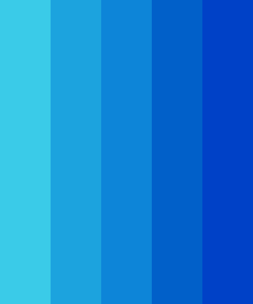 Trendy Blue Monochromatic Color Scheme » Blue » SchemeColor.com
