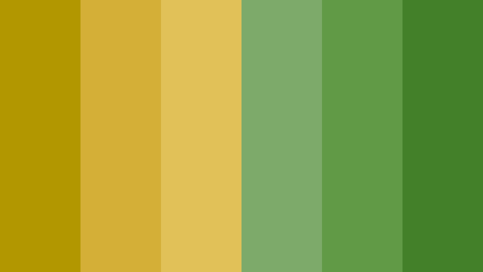 Green color palette