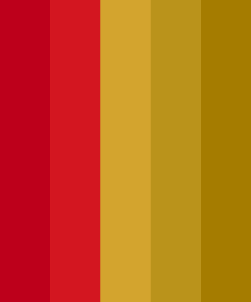 Bright Red And Gold Color Scheme » Gold » SchemeColor.com