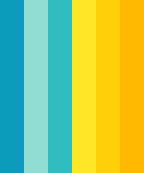 Blue And Yellow Color Palette - werohmedia