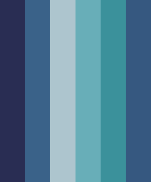 Retro Blues Color Scheme » Blue » SchemeColor.com