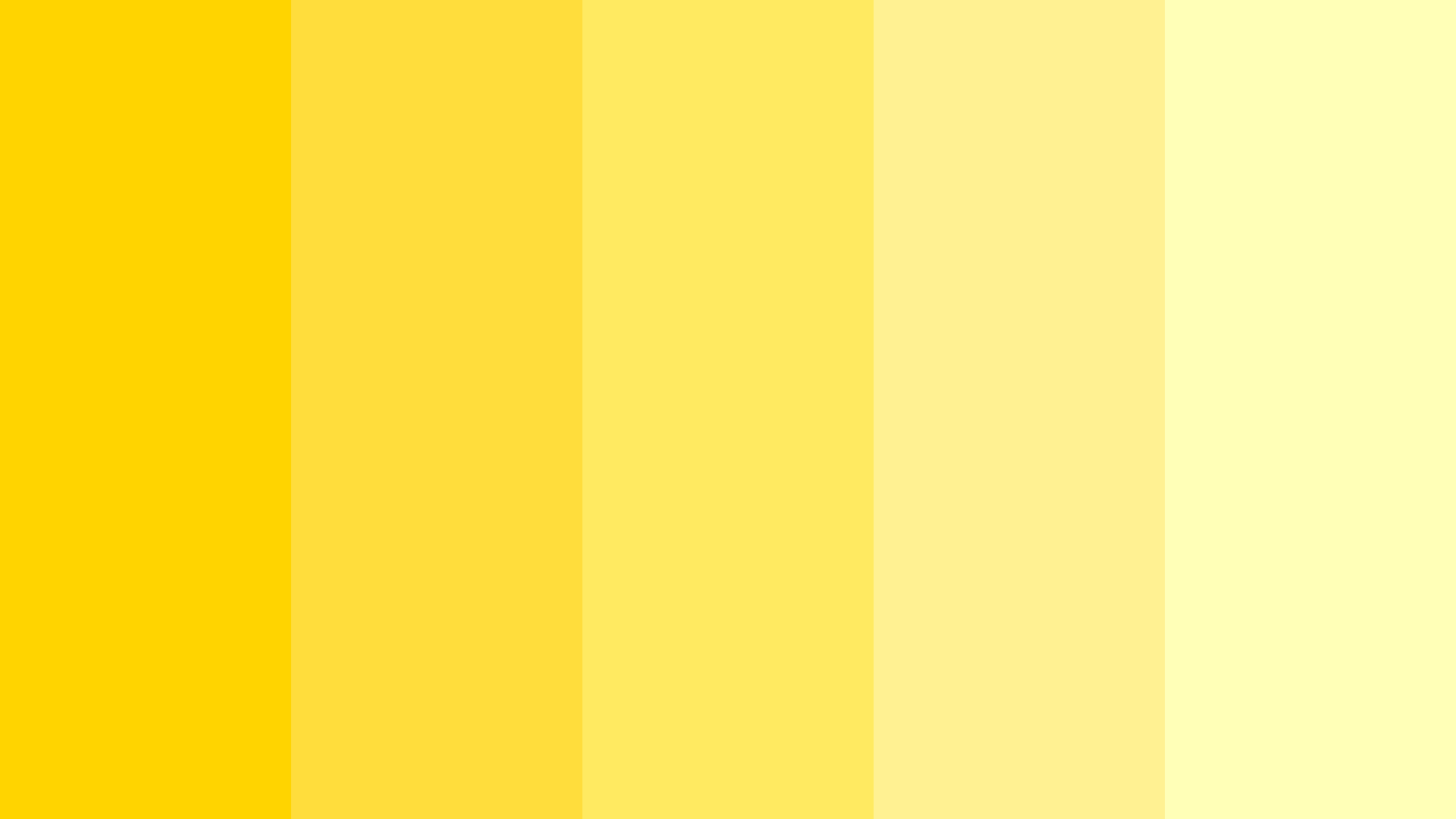 Yellow Gradient Color Scheme » Monochromatic » 