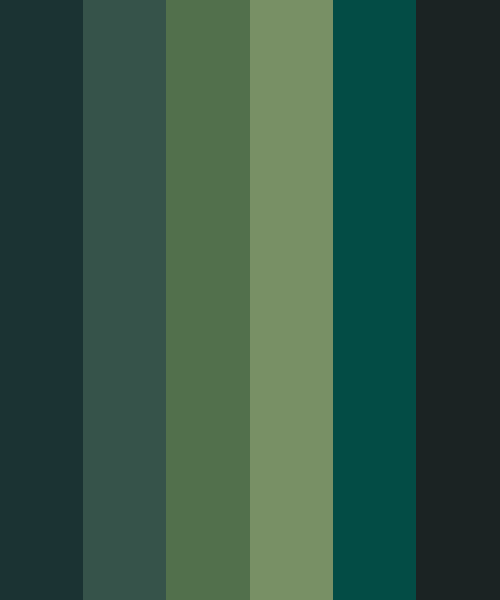 Jungle Greens Color Scheme » Black »