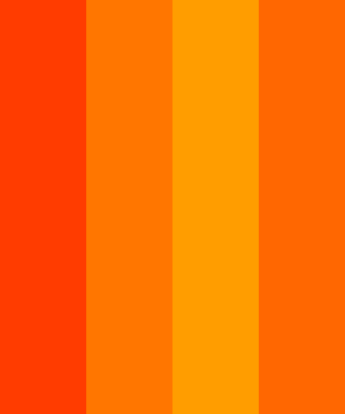 Orange Neon Light Color Scheme » Monochromatic »