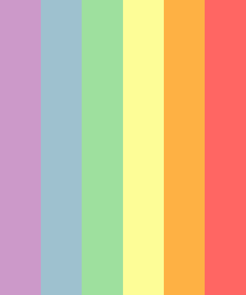 Pastel Rainbow Color Scheme Blue Schemecolor Com