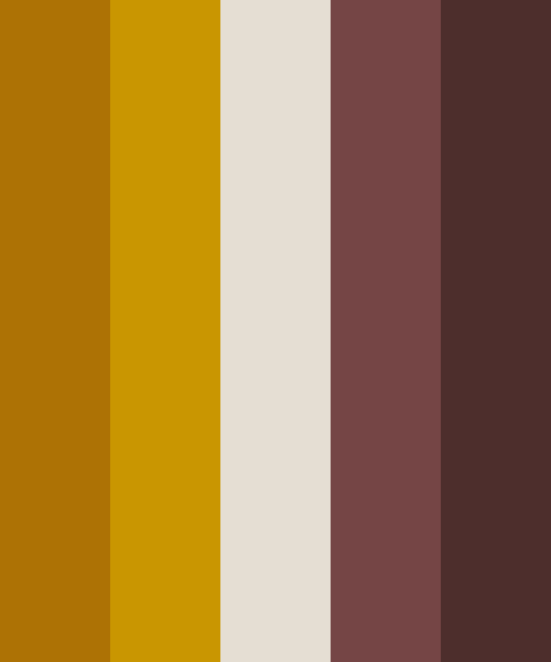 Gold Coffee Color Scheme » Brown » SchemeColor.com
