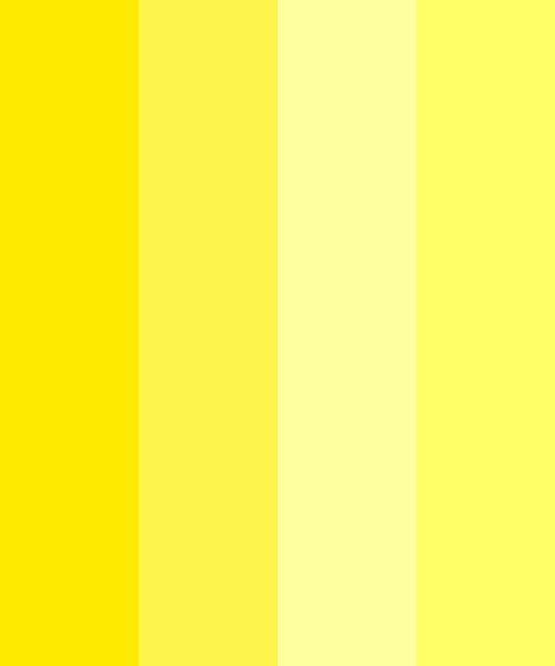 Matte Lemon Yellow Color Scheme » Monochromatic »