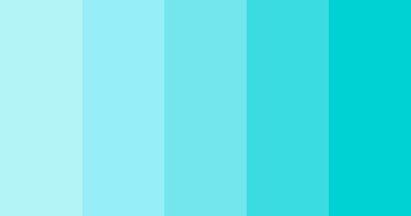 Turquoise Monochromatic Color Scheme » Blue » SchemeColor.com