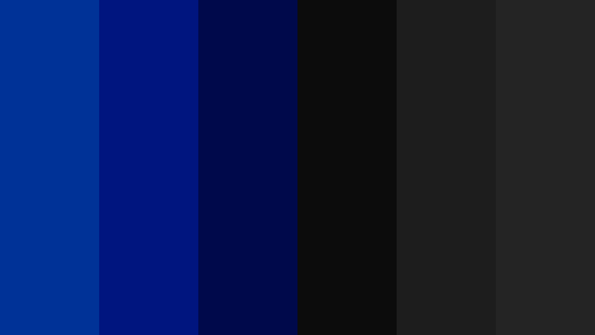 Dark Blue Color Palette