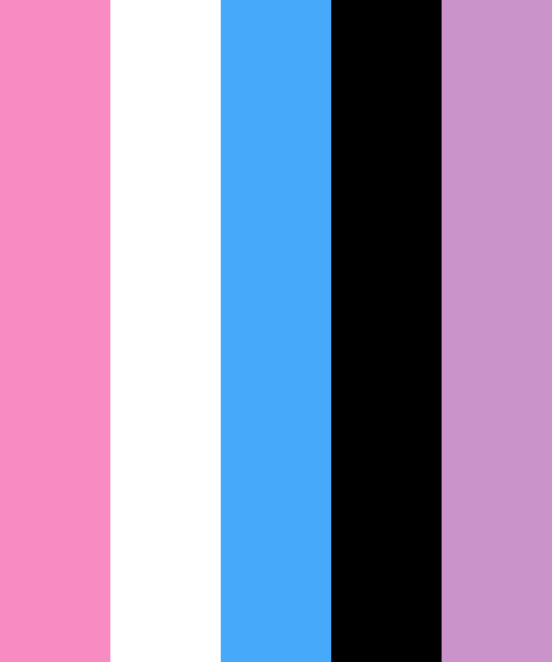 Transgender Pride Flag Colors Johnathan Andrew Color Scheme Black Schemecolor Com