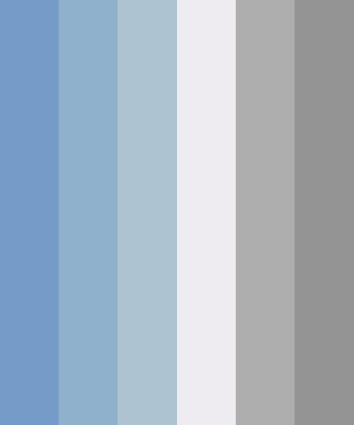 Pastel Blue & Grey Color Scheme » Blue »