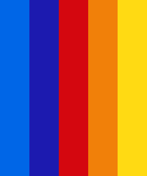 Classic And Yellow Color Scheme Blue SchemeColor.com