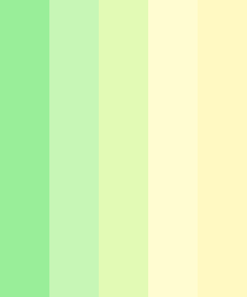 Color Chart - Light Green