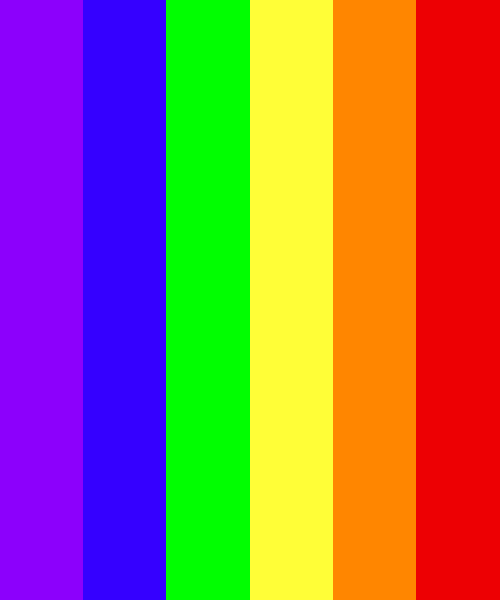 Neon Rainbow Color Scheme Blue Schemecolor Com