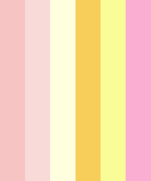 Baby Pink And Yellow Color Scheme » Pastel »