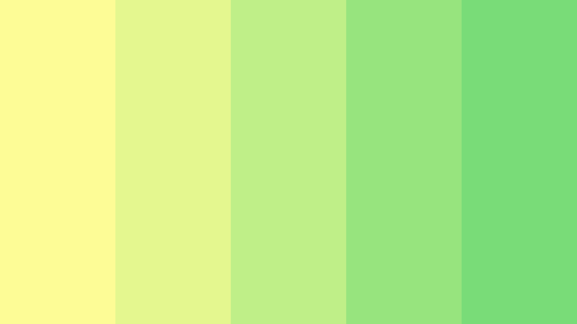 Pastel Yellow-Green Gradient Color Scheme » Green » 